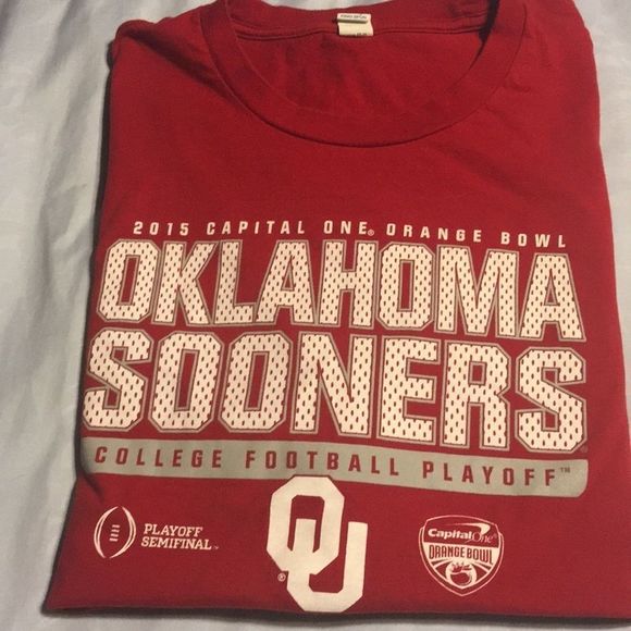 Port and Company Other - OU Sooners collector T 2015 play off 3XL